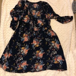 LUCKY BRAND FLORAL DRESS